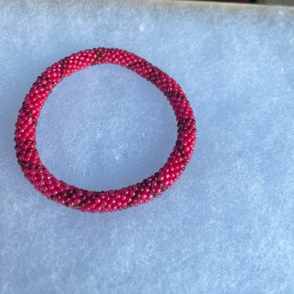 NWOT glass bead bracelets.